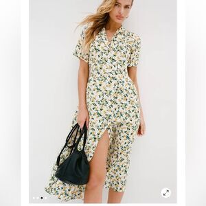 UO Mila Midi Shirt Dress size small